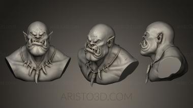 Busts of heroes and monsters (BUSTH_0145) 3D model for CNC machine